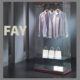 Fay Tower Frameless Glass Display Cabinet Faux Leather 54cm Wide