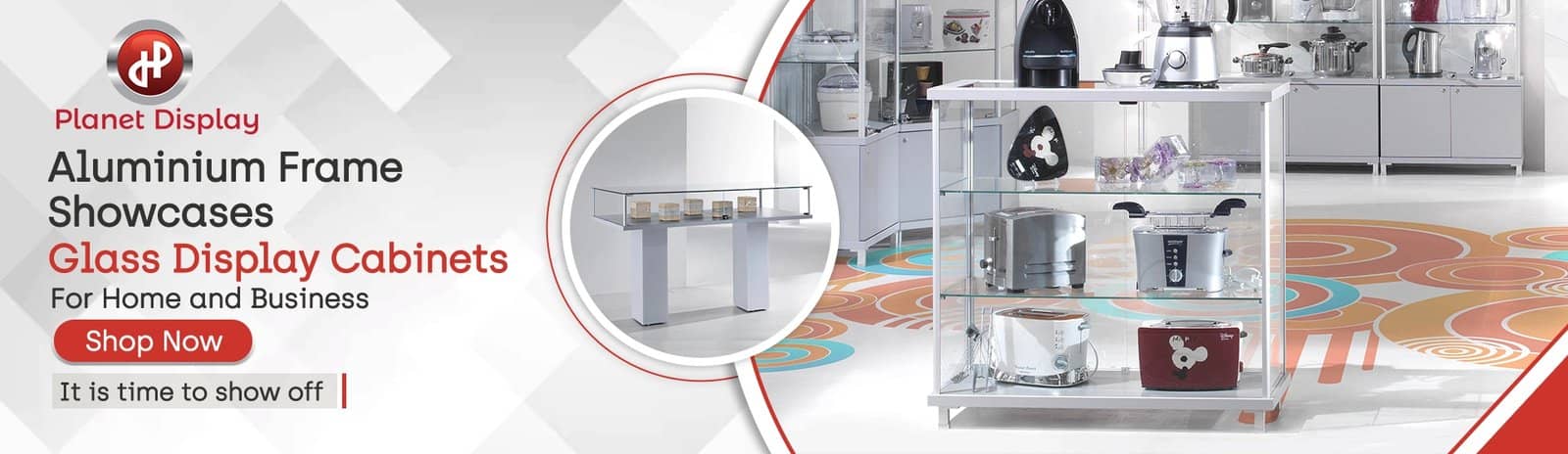 Aluminium Frame Showcases