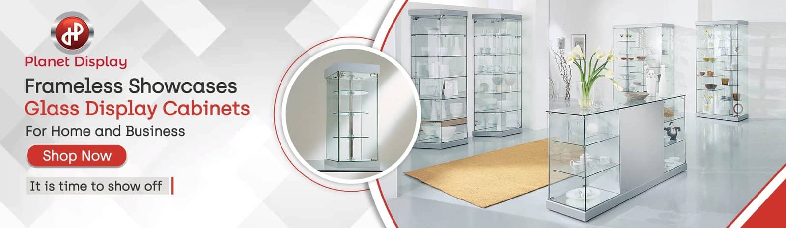 Frameless Showcases