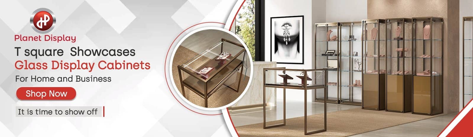 T.Square Range Glass Showcases