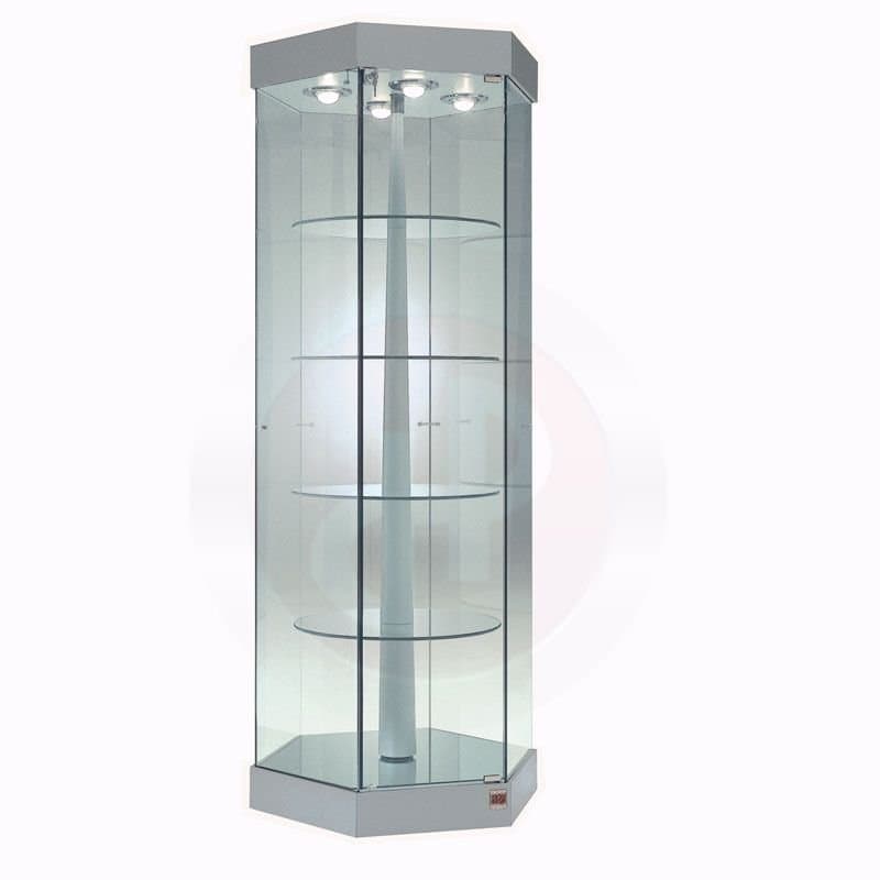 Aqua tower revolving showcase with top lights 78 ?