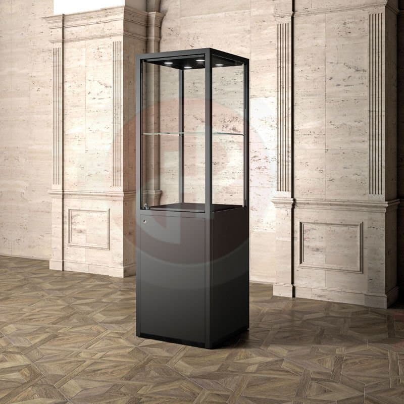 Focus tower showcase with top lights 60cm wide — image 1