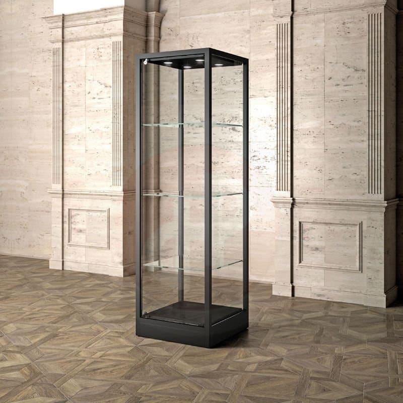 Focus tower showcase with top lights 60cm wide — image 1