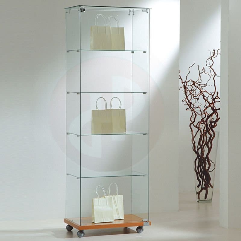 Vfm tower framless glass showcase 60cm wide — image 1