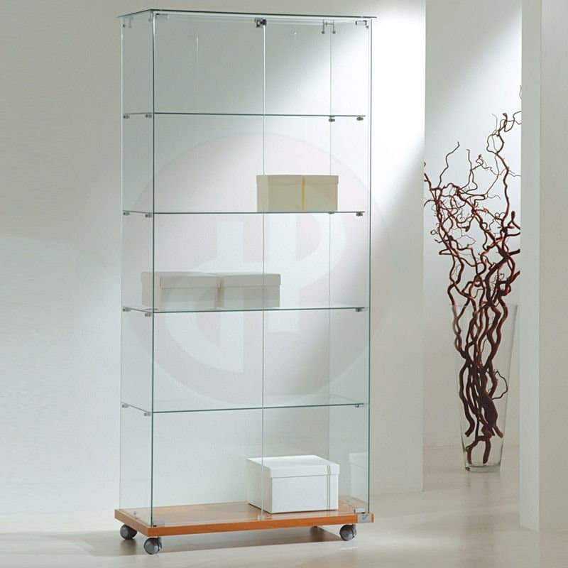 Vfm tower frameless glass showcase 80cm wide — image 1