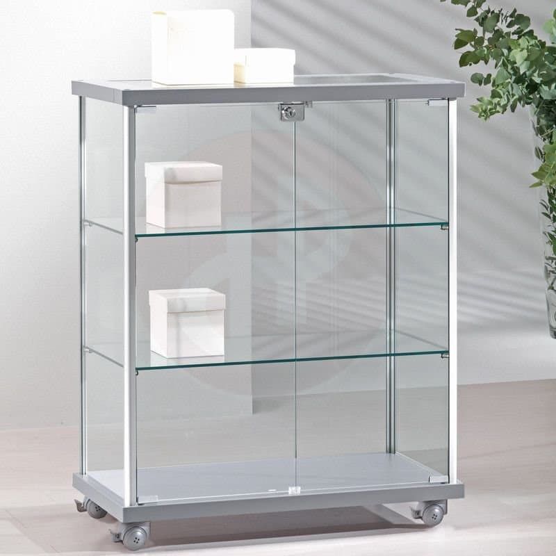 Gems retail display glass counter 73cm wide — image 1