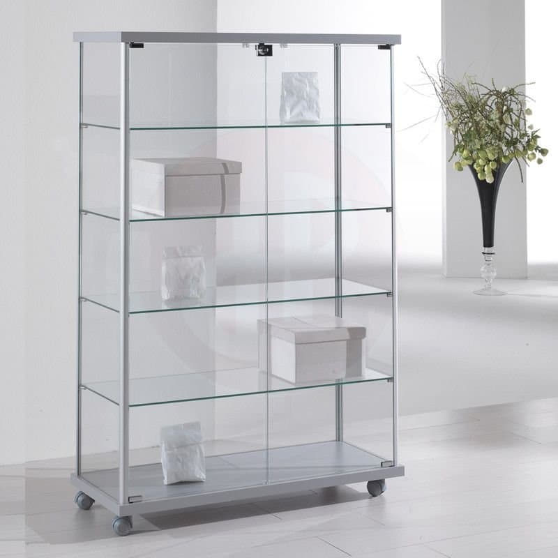 Gems showcase with solid top 141h x 93cm wide