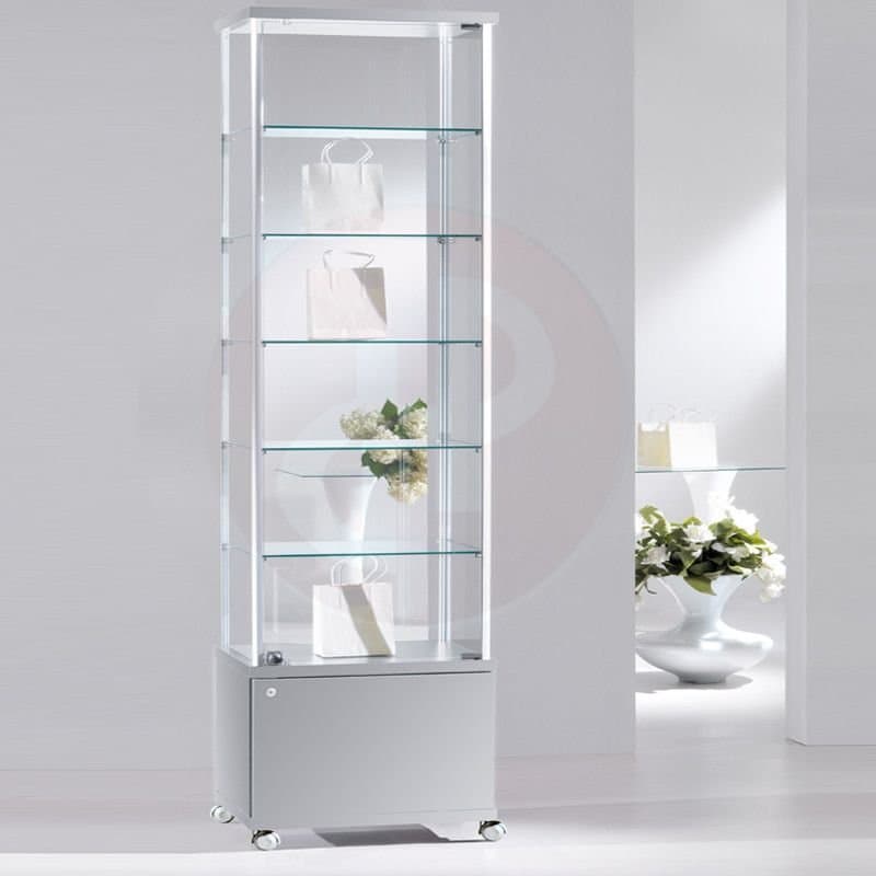 Gems tower  showcase with storage 220h x 53cm wide