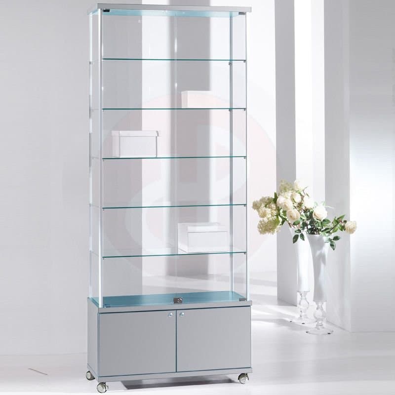 Gems tower  showcase with storage 220h x 93cm wide