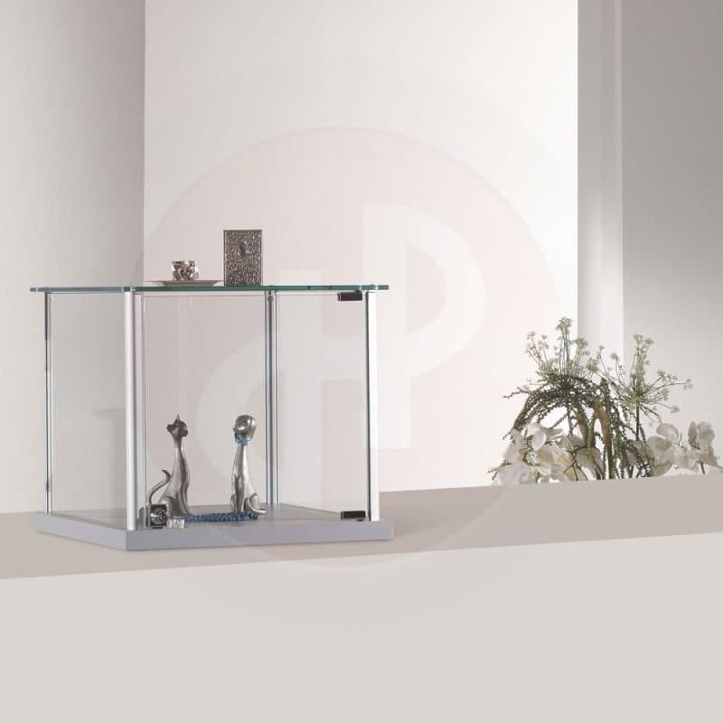 Gems counter top showcase with glass top 45cm wide — image 1