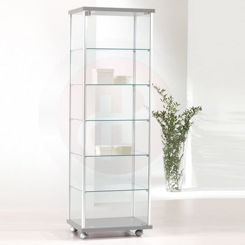 Gems tower showcase with adjustable shelves 53cm wide — image 1