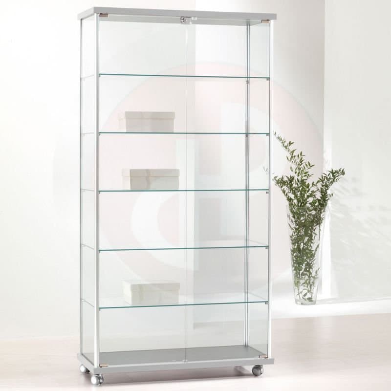 Gems tower showcase with adjustable shelves 93cm wide