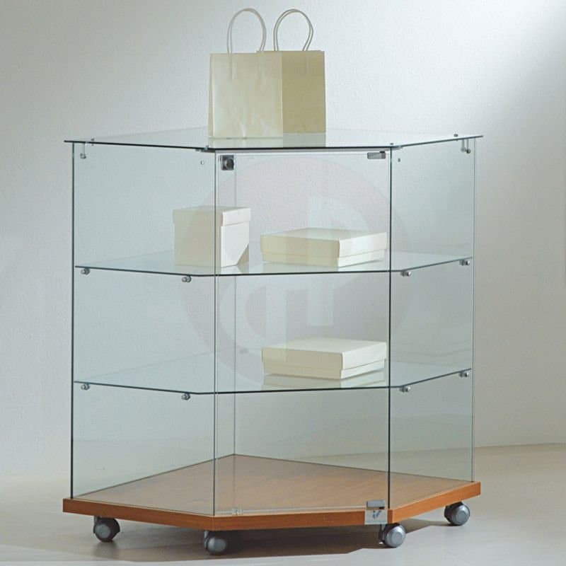 Vfm corner all glass counter 68cm wide — image 1