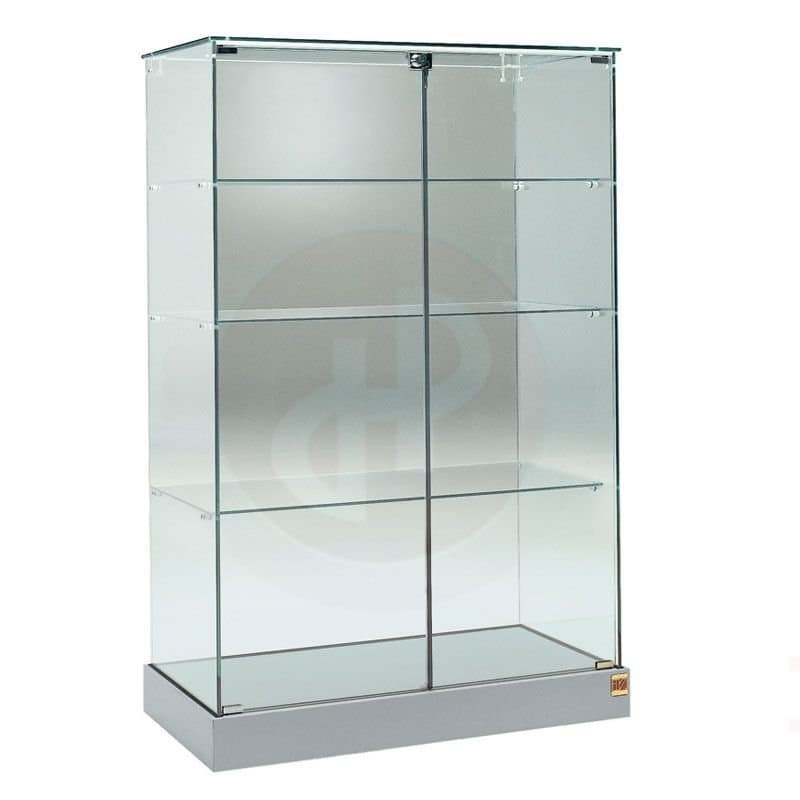 Aqua 140cm h all glass showcase 73cm wide — image 1