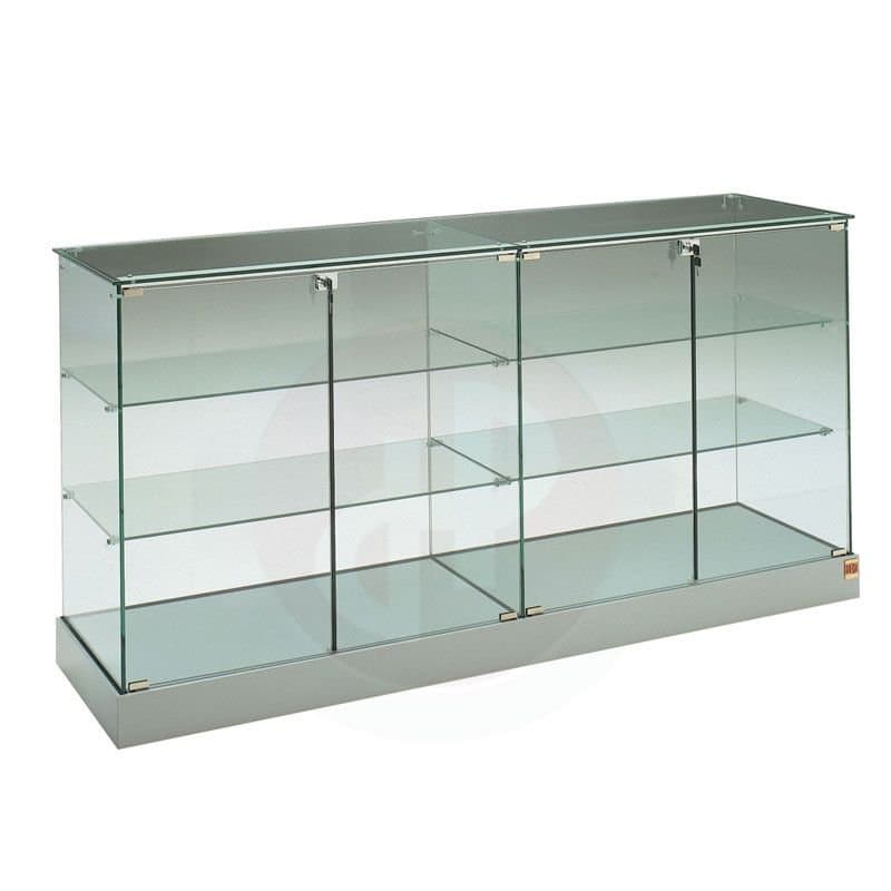 Aqua all glass counter 142cm wide