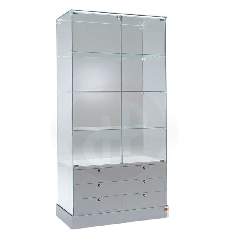 Aqua tower showcase with drawers 73cm wide
