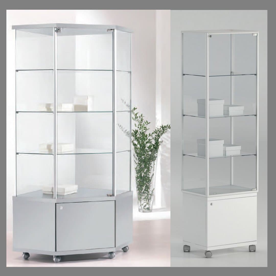 Tower Showcase With Storage