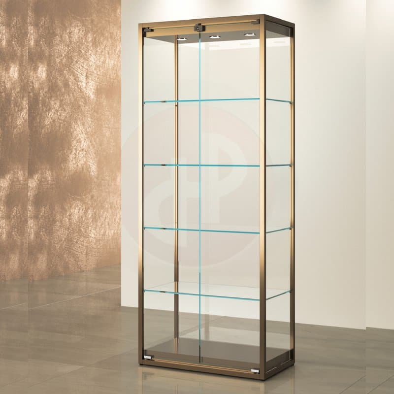 T. Square tower showcase 190 x 75cm wide