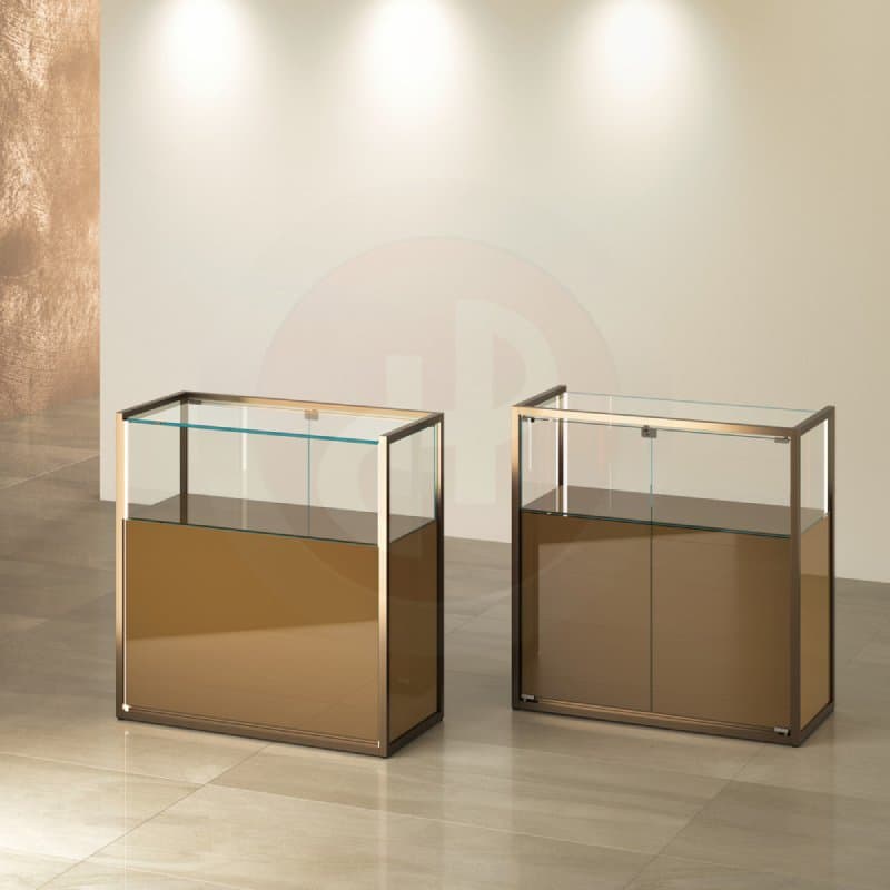 T. Square retail counter with storage 95 x 95cm wide — image 1