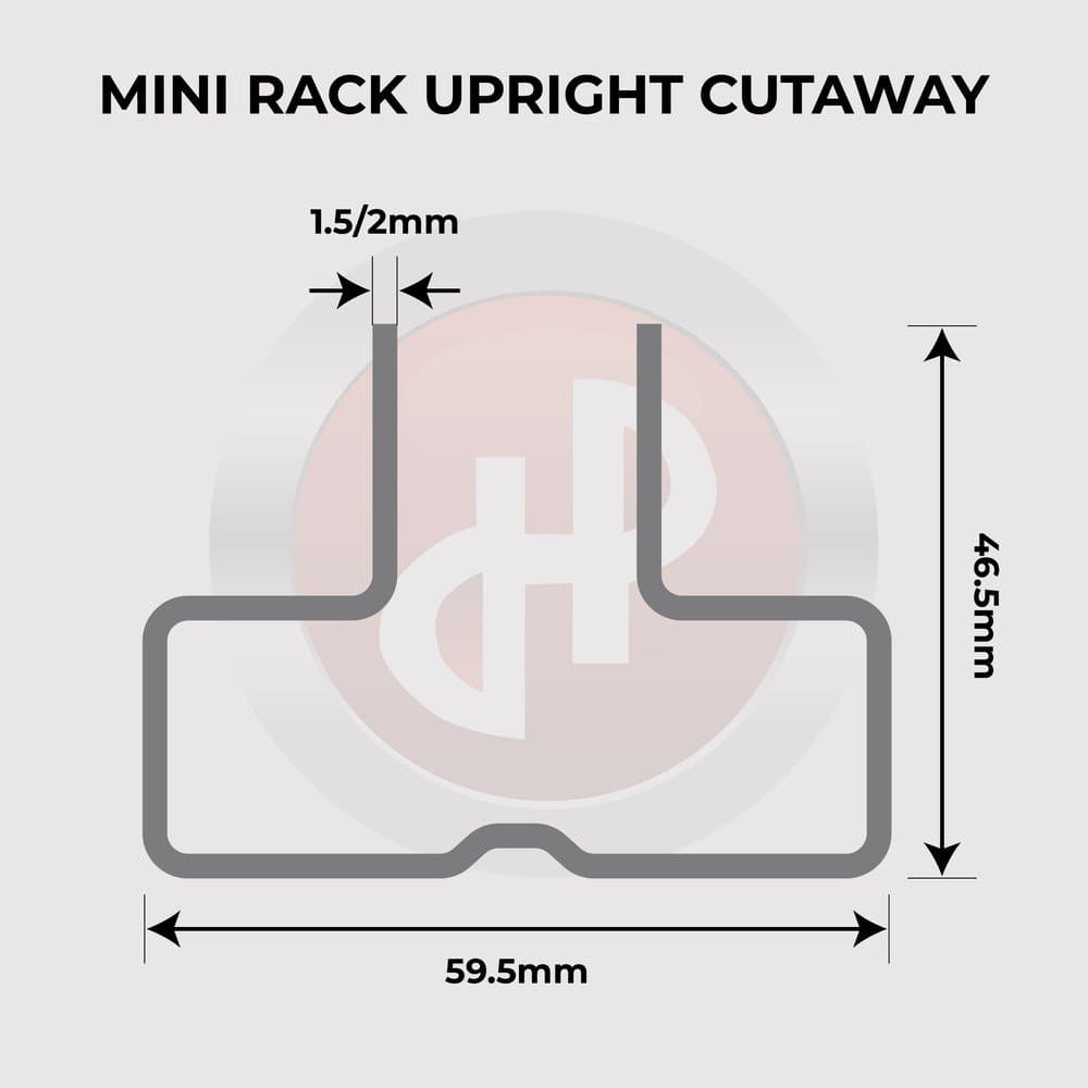 Mini Racking System 120 x 60 x 200cm H with 3 Galvanised Shelves — image 6