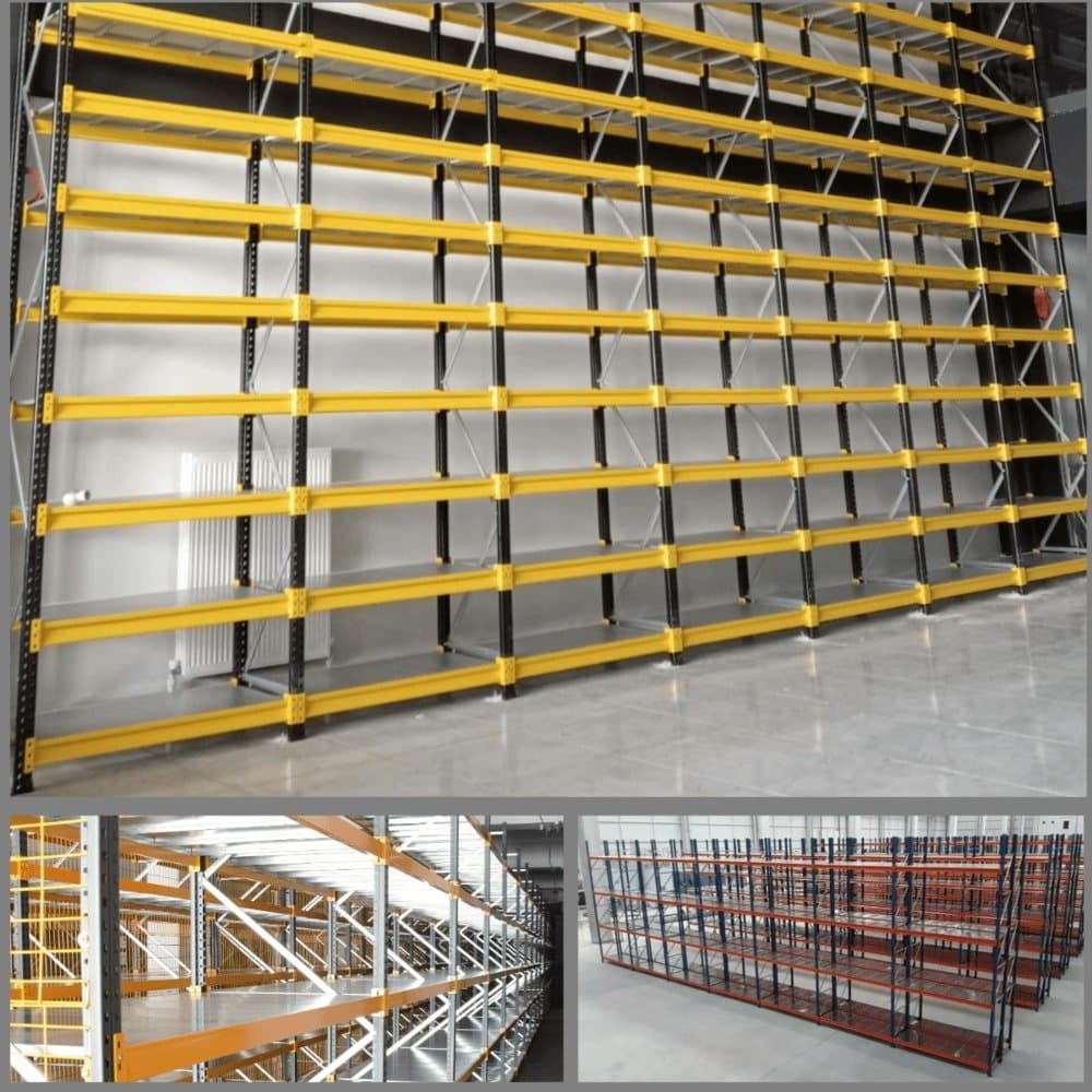 Mini Racking System 120 x 60 x 200cm H with 3 Galvanised Shelves — image 2
