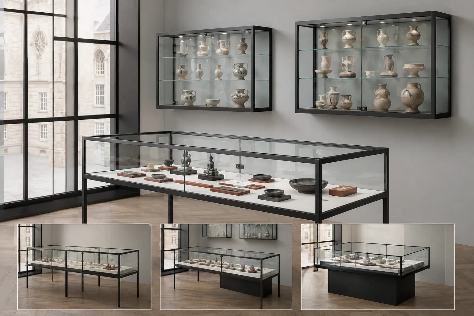 Right Museum Display Case