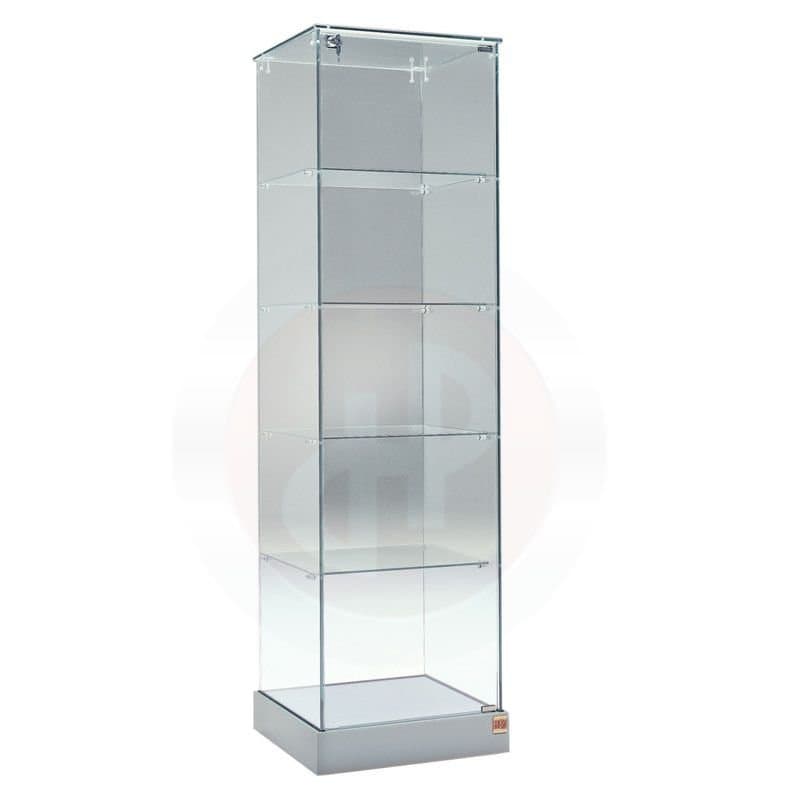 Aqua tower showcase with glass top 53cm wide — image 1