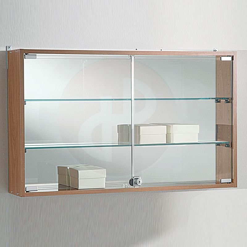 Vfm wall display unit with mirror back 49h x 81cm wide — image 1
