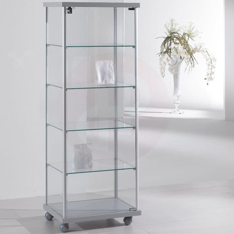 Gems showcase with solid top 141h x 53cm wide — image 1