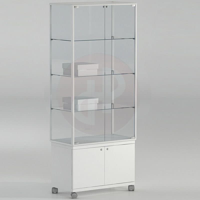 Leo tower showcase with storage 91cm wide — image 1