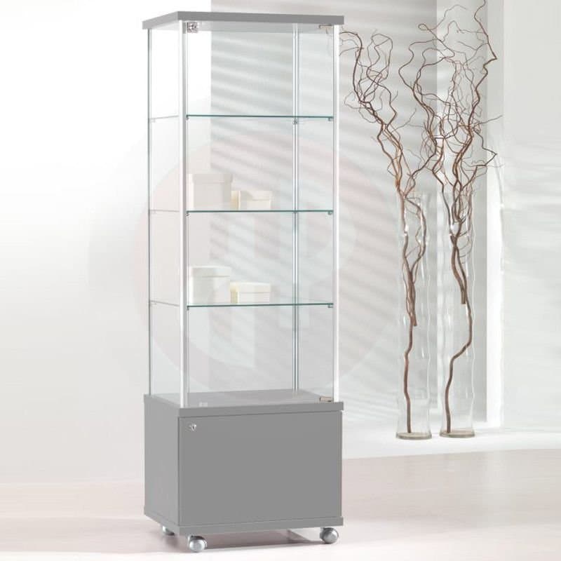 Gems tower showcase with storage 53cm wide — image 1
