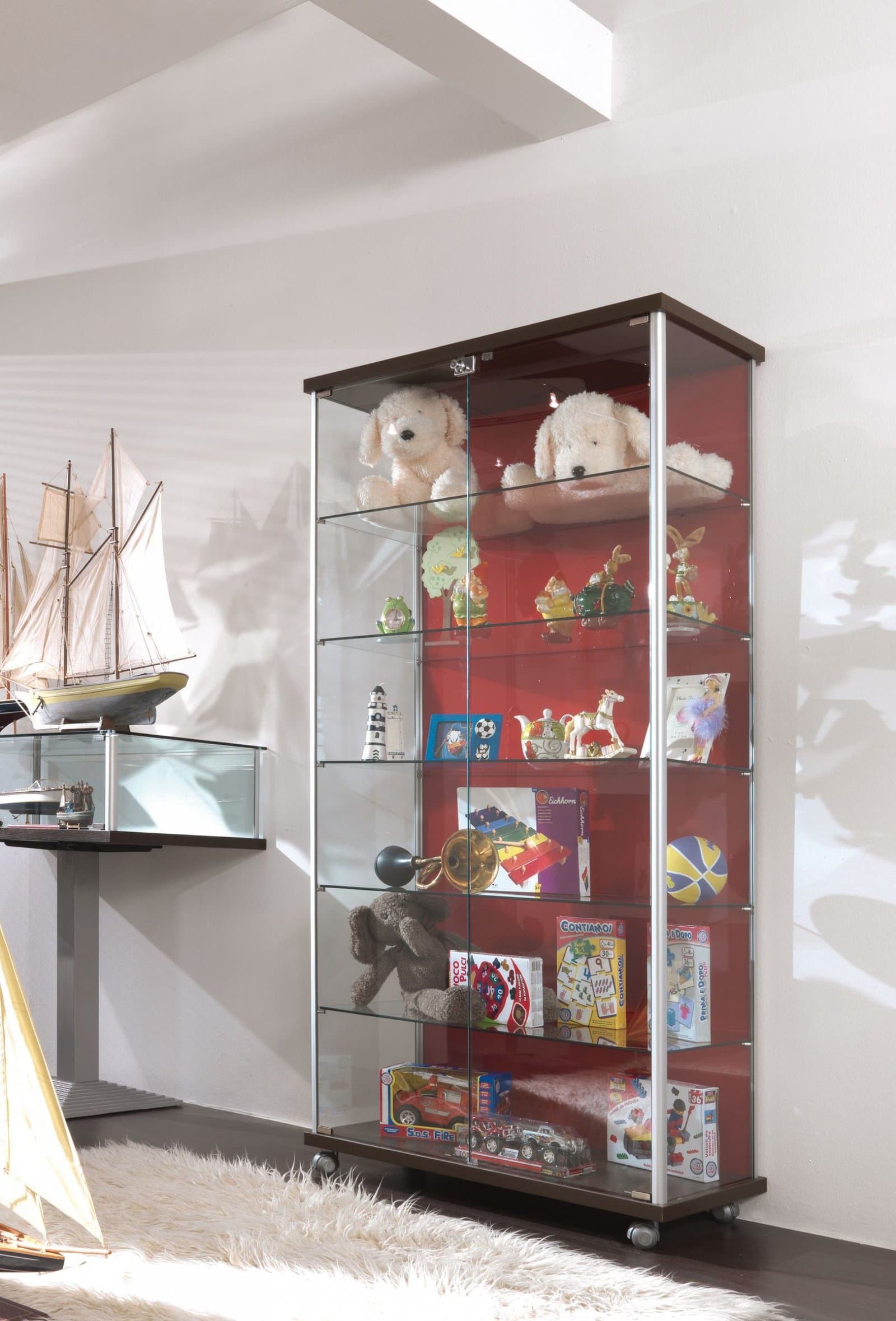 Gems corner tower showcase with adjustable shelves 73cm wide — image 5