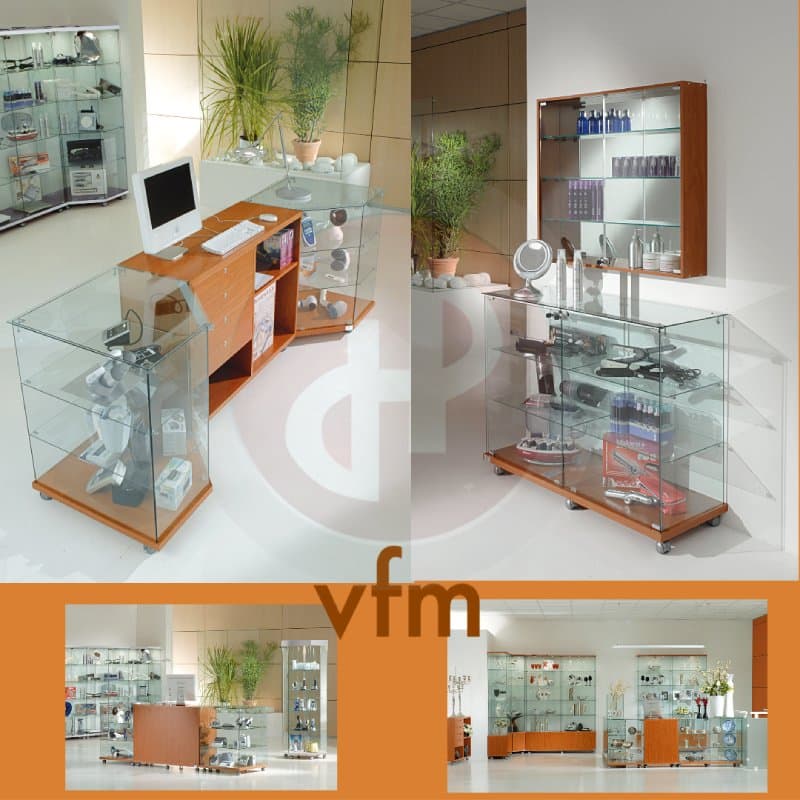 Vfm eco tower showcase with top light 181 x 80cm wide — image 2