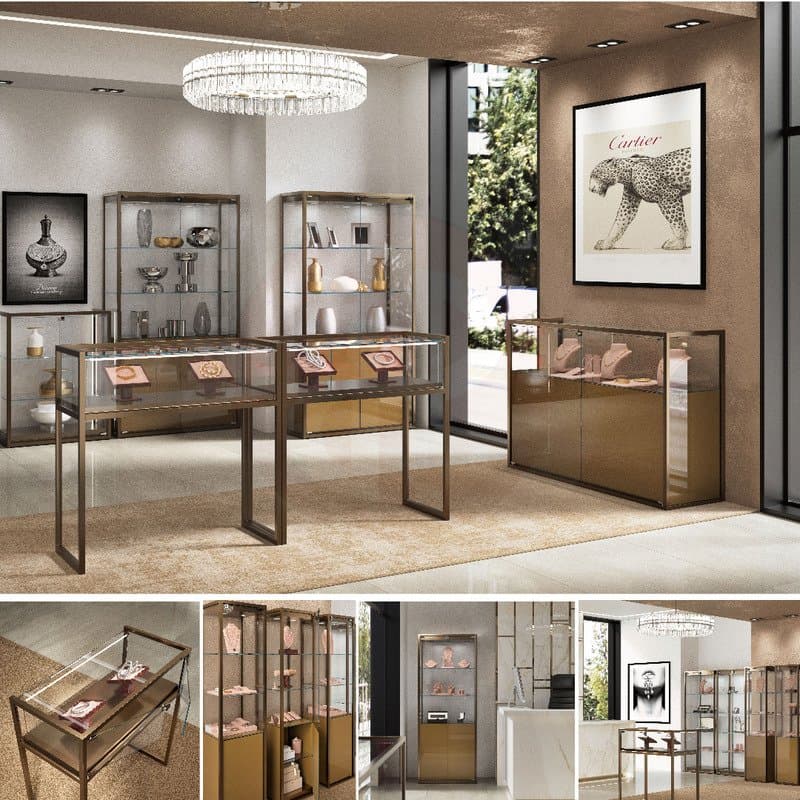 T. Square retail counter display 95 x 95cm wide — image 2