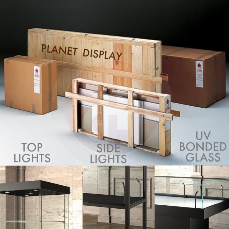 Focus display counter with light 120cm wide — image 5