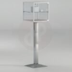 Leo pedestal showcase  158h