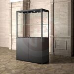 Focus display showcase with lights 120cm wide