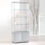 Gems tower showcase with storage  73cm wide