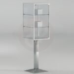 Leo pedestal showcase  158h