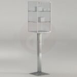 Leo pedestal showcase 195h