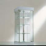 Aqua table top  revolving showcase 31cm wide