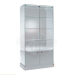 Aqua tower showcase with storage base 93cm wide
